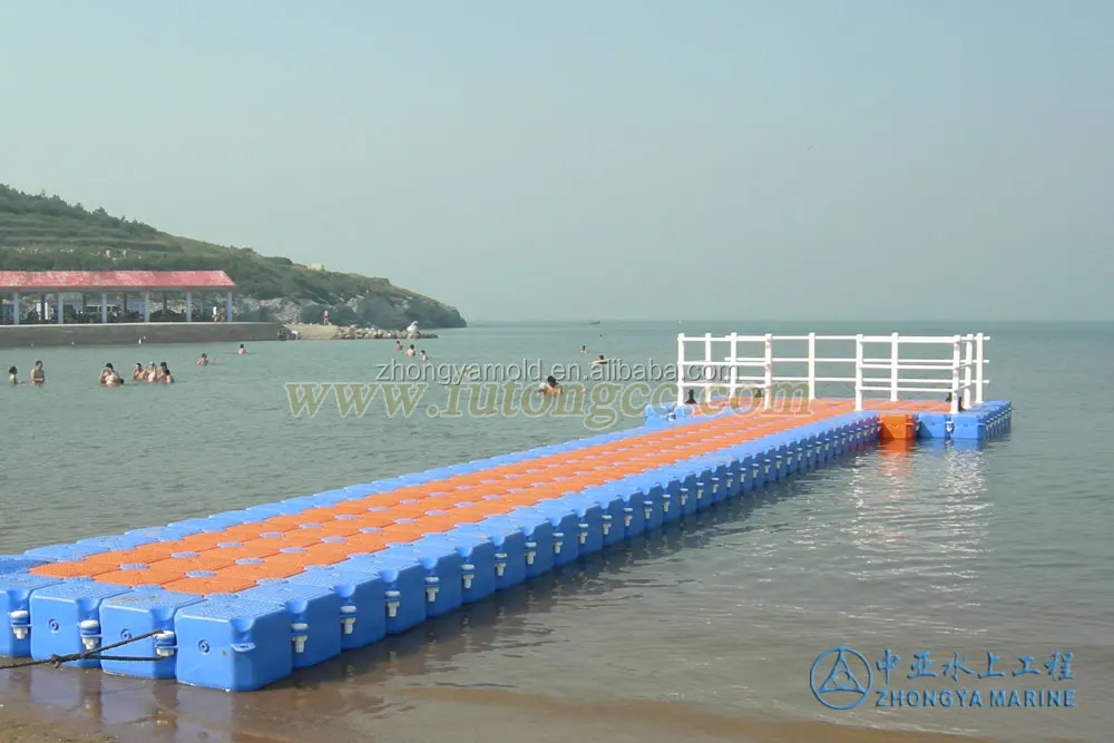 HDPE floating pontoon dock for jetski and boat