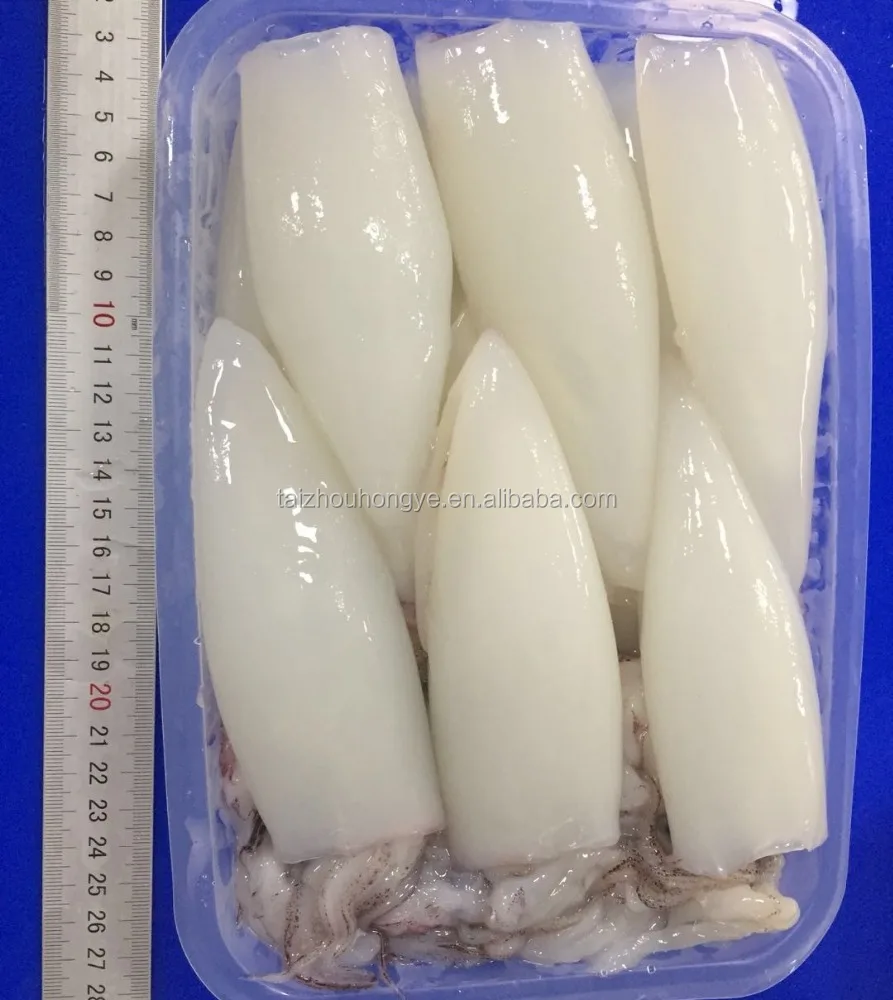 2018 frozen block Chinese loligo squid tubes and tentacles TT 5-8cm on sale