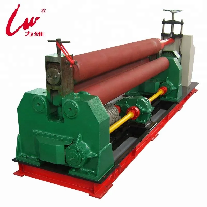 mechanical symmetrical plate 3 roller rolling  bending machine