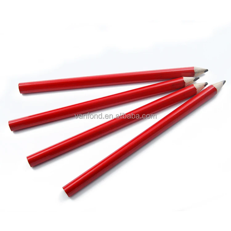 Carpenter Pencil Wholesale Promotional Triangle Shaped Jumbo Wood HB Standard Pencils Black LOOSE
