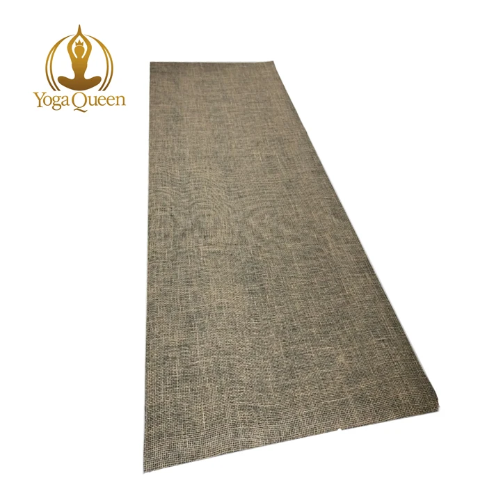 Organic Jute Hemp Natural Tree Rubber Eco-Friendly Biodegradable Non-Toxic Chemical Free Vegan Premium Yoga Mat