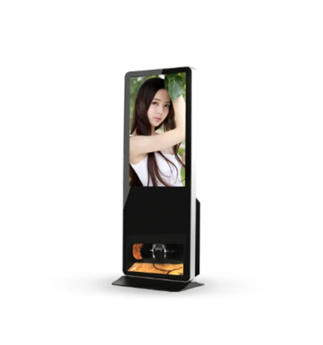 All weather-proof podium display outdoor screen 55inch outdoor kiosk with anti-glare glass