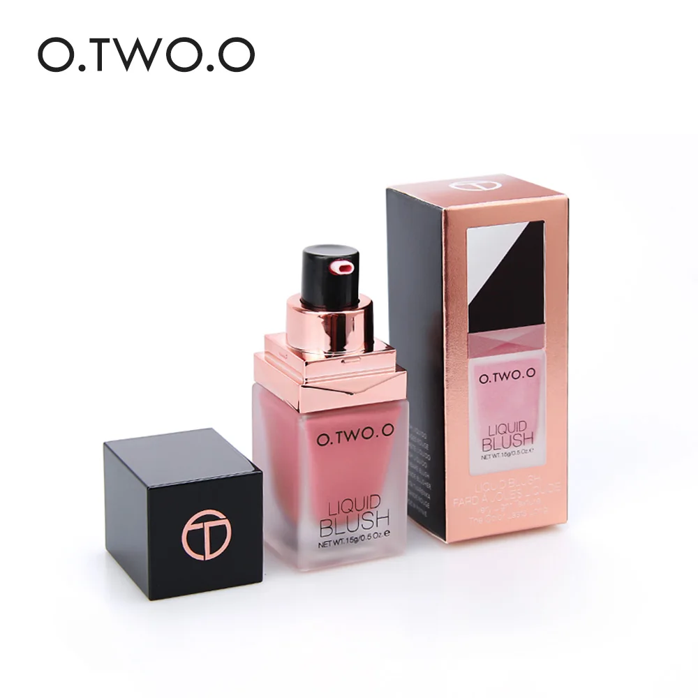 O.TWO.O Cosmetics Face Makeup 4 colors Liquid Blusher