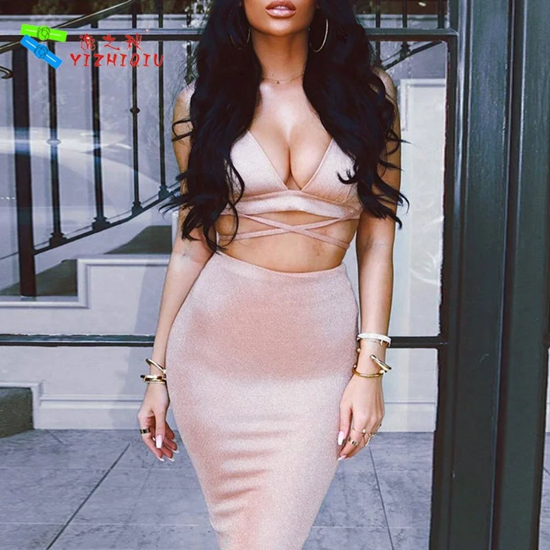 YIZHIQIU Summer Beach Wear Boho two piece set women wholesale clothing with embroidery