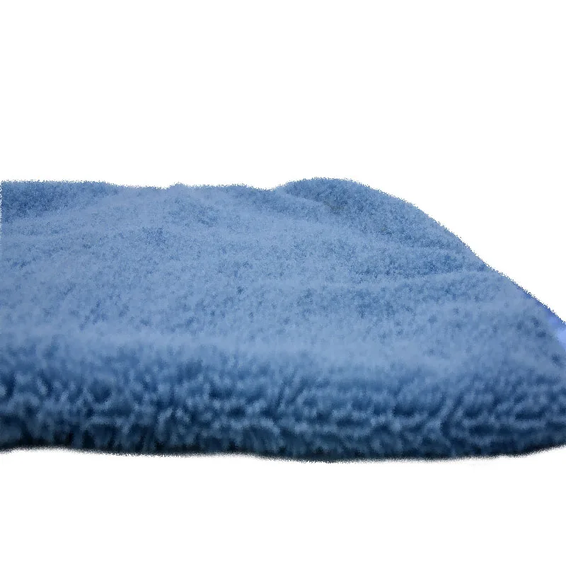 High water absorption hot sell long short pile edgeless microfiber cleaning towel cloth