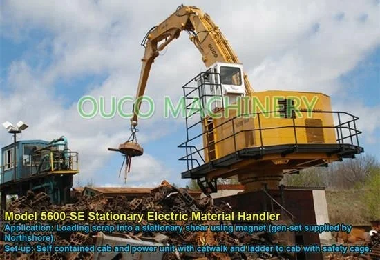 OUCO Scarp Handler Stationary Electrical Type Material Handler Manufacturer