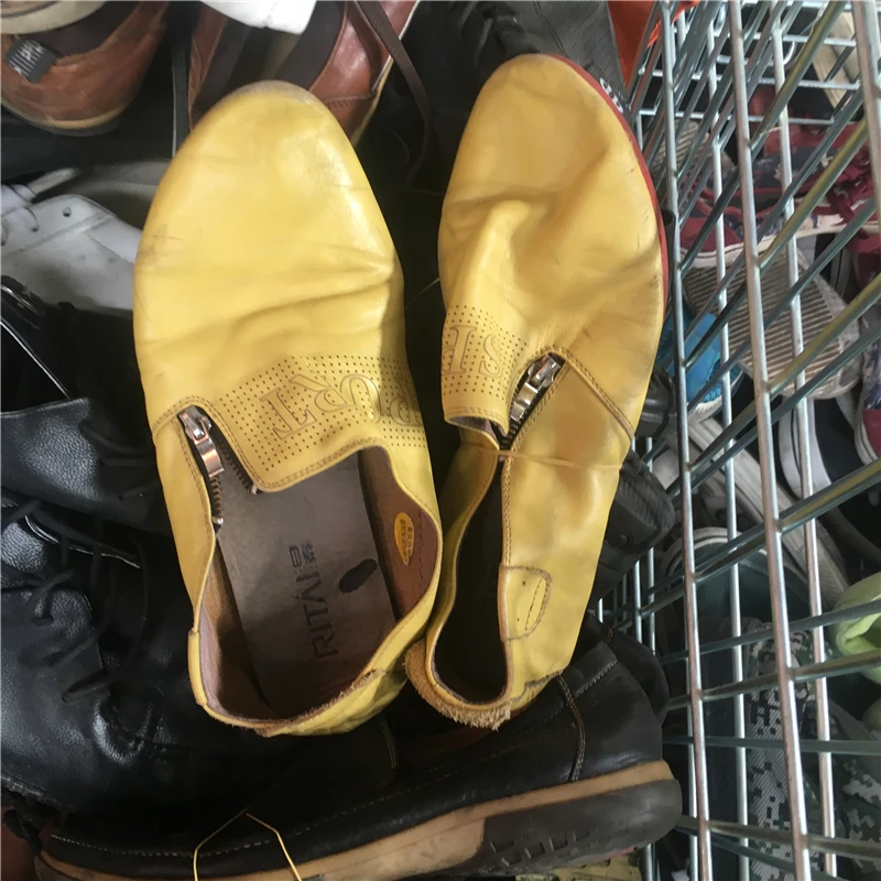 Hangzhou factory sale warehouse Second Hand Shoes in bulk price