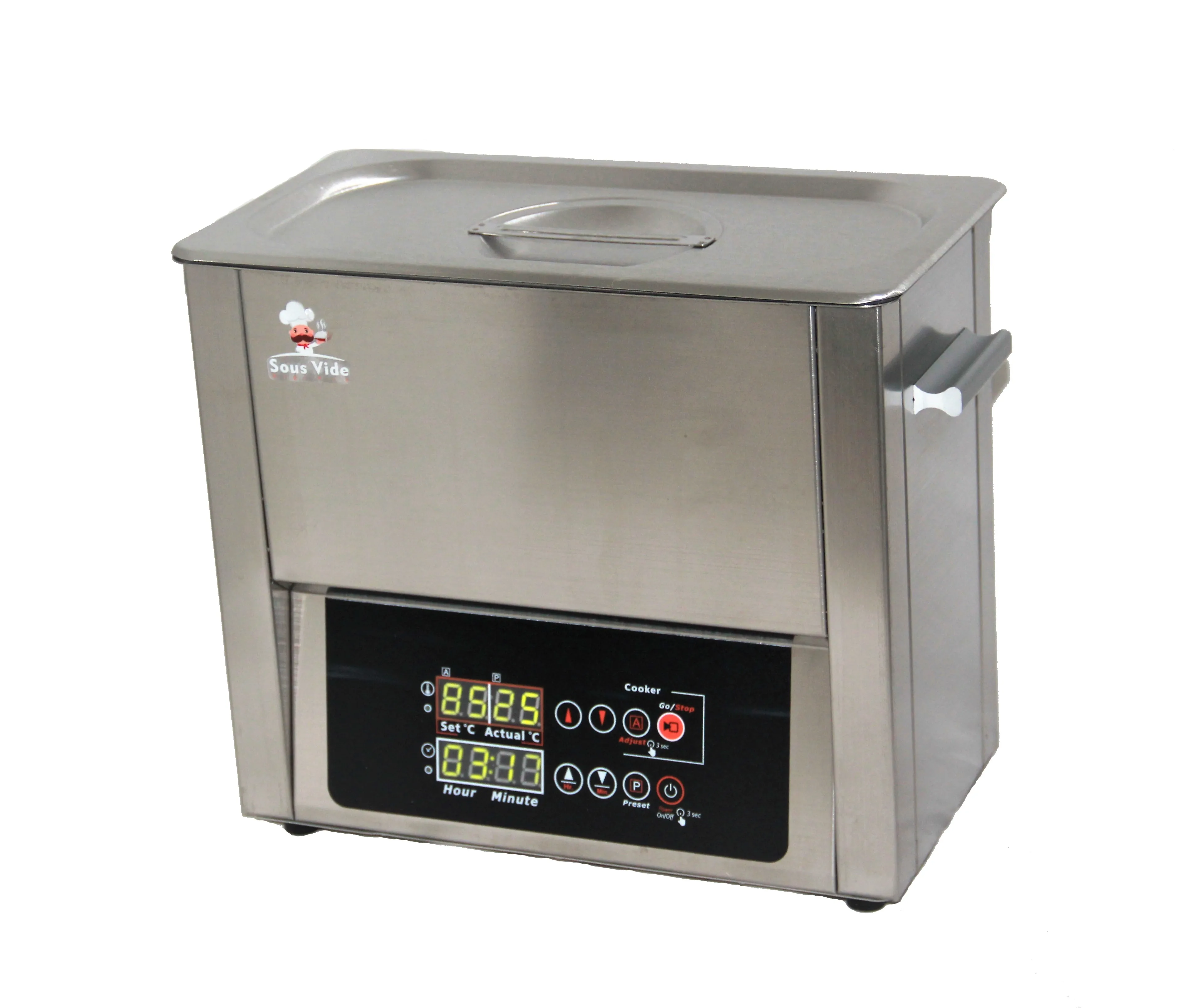 Stainless steel  tank all area even heated no crowded problem bulk qty sous vide cooking Commercial  6L half boiled egg cooker