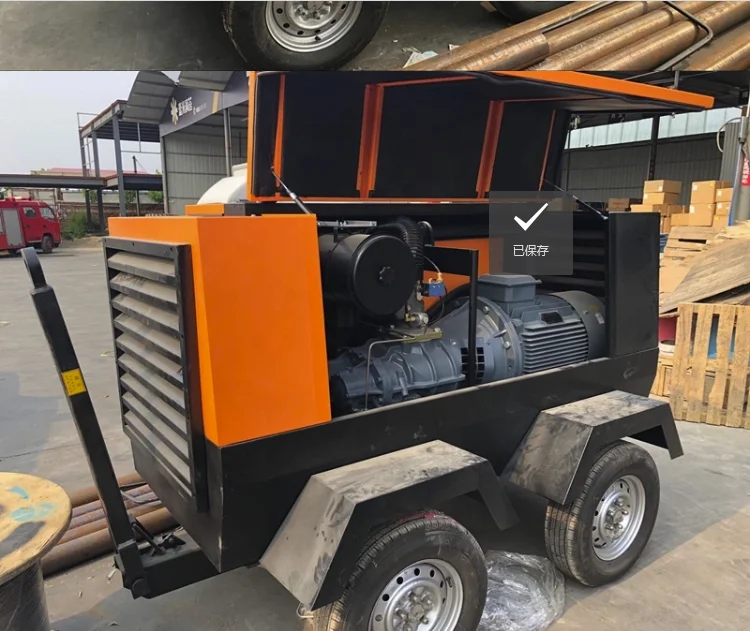 China Kaishan hot seeling screw mobile air compressor