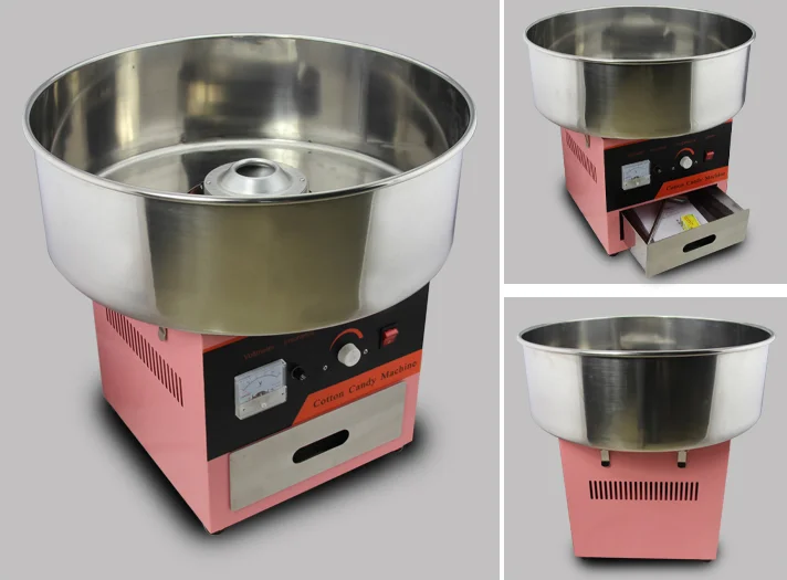 flower cotton candy floss maker machine
