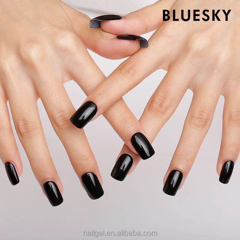Bluesky Manufacturers Clear Colori Soak-off UV Nail Sparkle Gel Set Lack Varnish Polish Perfect Match