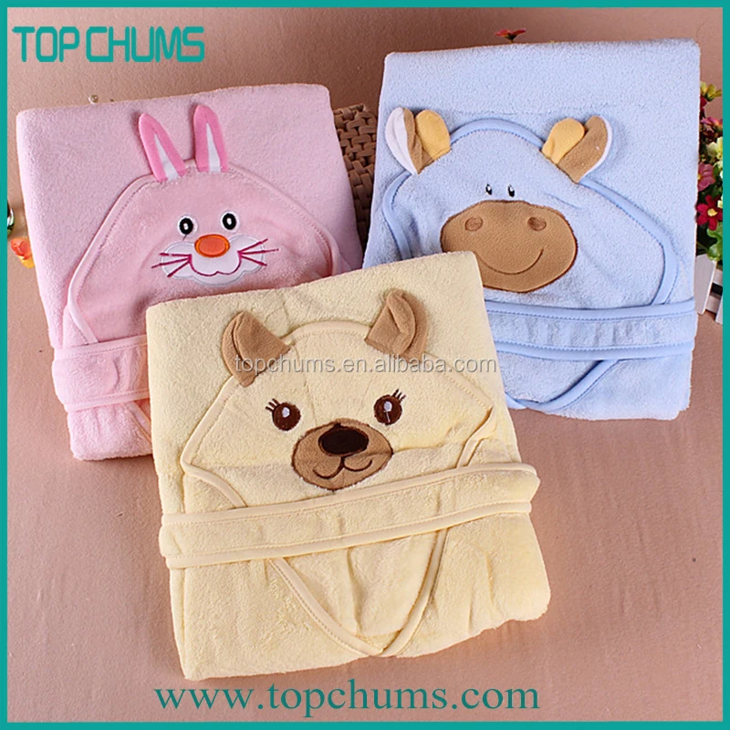 
wholesale hotel hooded fleece cotton animal children kids Baby bathrobe 