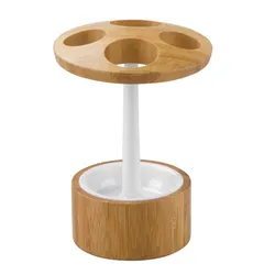 Hotel Bathroom Lotion Dispenser Wooden Soap Box Bamboo Toothbrush Holder For Toothpaste