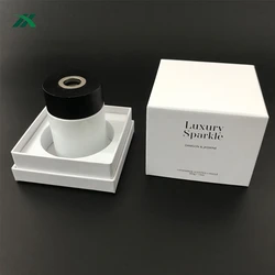 Skillful Manufacture Custom Logo Luxury Candle Perfume Bottle Packaging Candle Gift Box Cardboard Paper Boxes