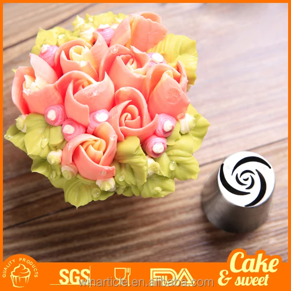 Stainless steel Russian cake icing nozzles set