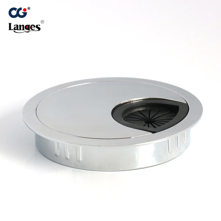 Cable hole cover dustproof waterproof square brush cable desk management grommet