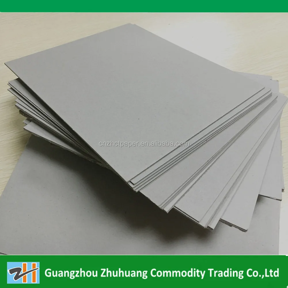 waste pulp material recycle grey chipboard/ grey cardboard