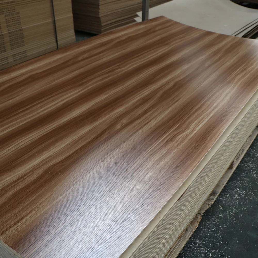 18mm E1 Glue Off White Laminated MDF Board For Cabinets