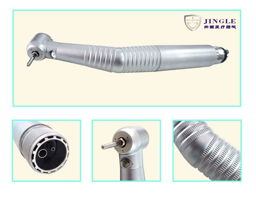 High Speed LED dental Handpiece with triple water spray turbine generator equipment device