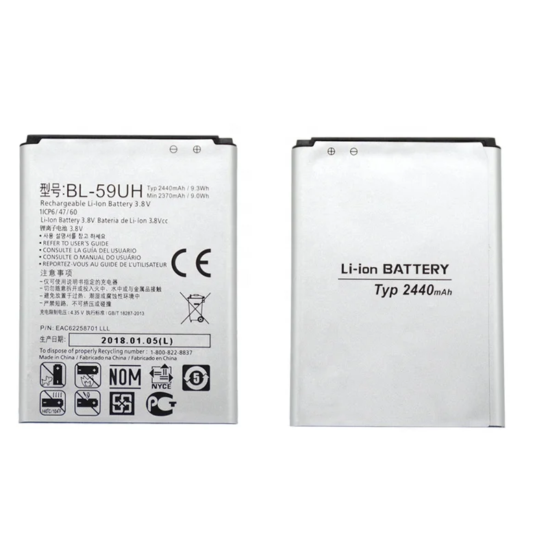 
 Оптовая продажа от китайского поставщика Замена батареи сотового телефона BL-59UH для LG G2 мини D620 D620R  