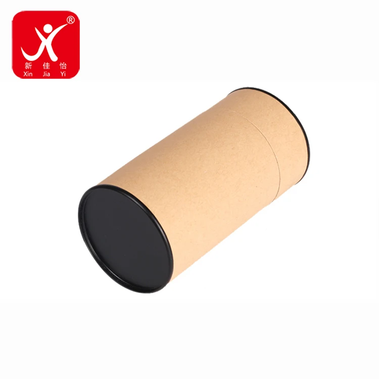
Xin Jia Yi Packaging Round Tea Box Kraft Paper Wedding Favors Birthday Candy Cookies Christmas Party Suitcase Craft Paper Cans 