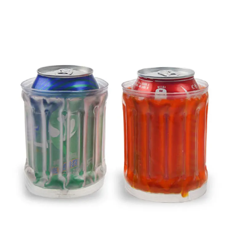 MSDS Approved Xiamen Custom Ice gel pack PVC Can bottle wine cooler bag