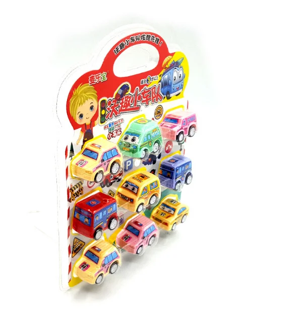 thermoforming  PET blister clamshell packaging  box   with hanger   for mini  figure  model car