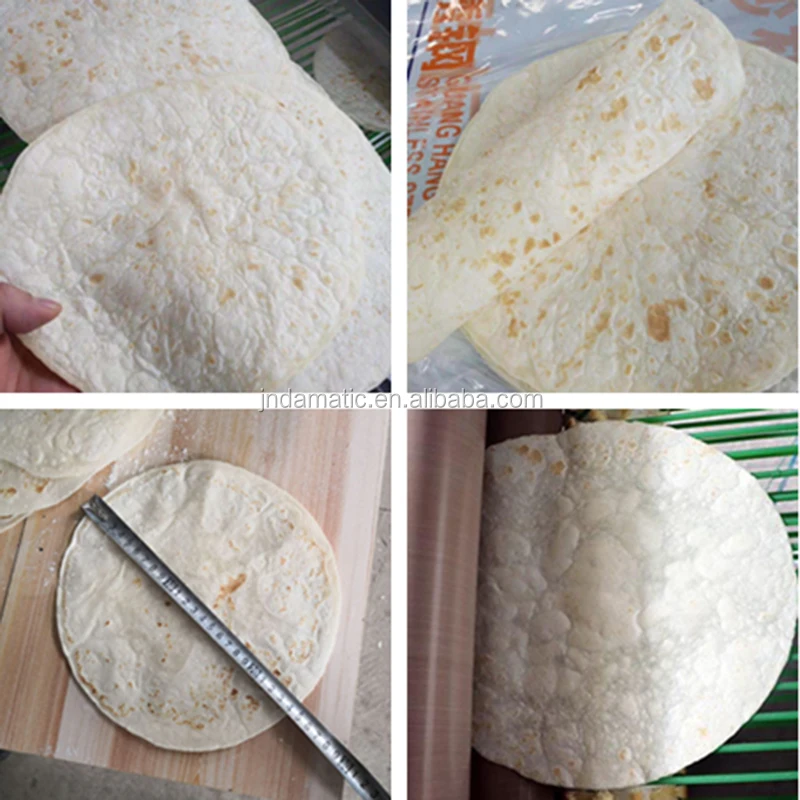 Fully automatic flour tortilla cutter press maker machine