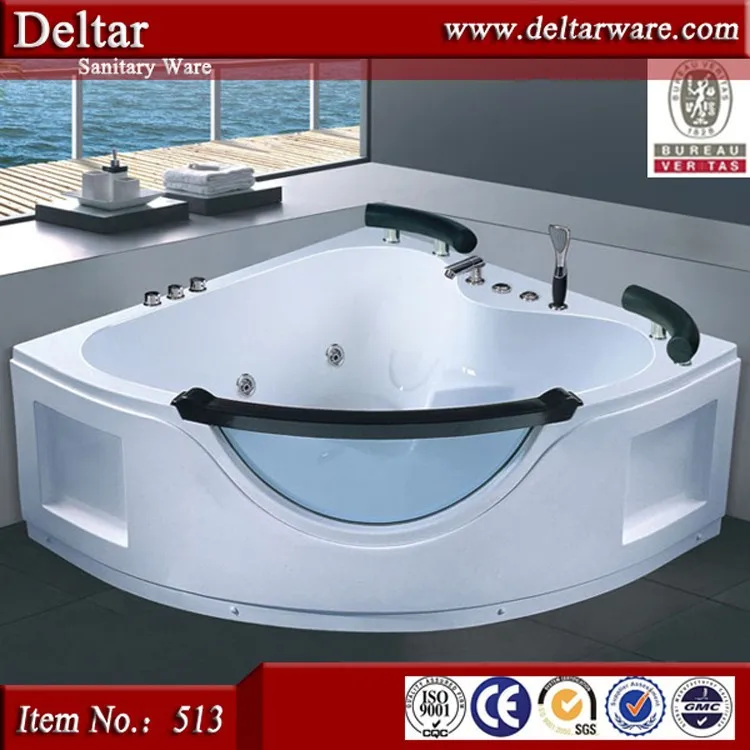 Bathroom Double person Corner Bath tub ,Two Person Sex Bath tub