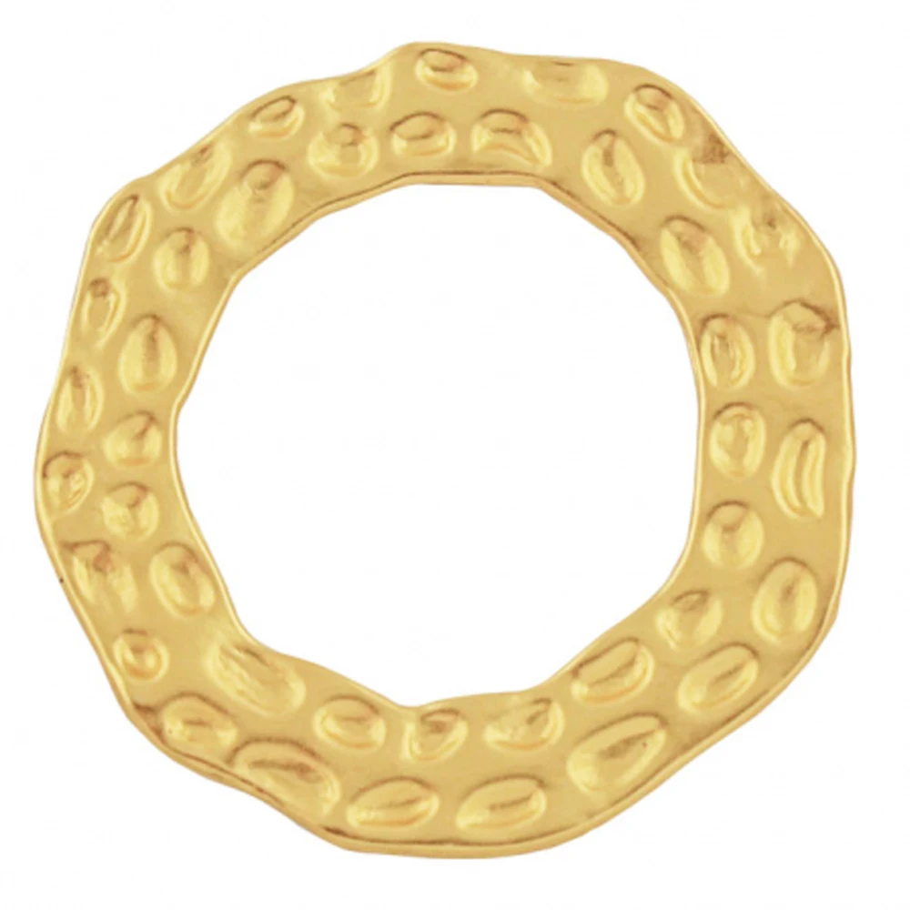 Accessories For Jewelry Making Big Irregular Pendant Zamak  Matt Gold Color For Necklace