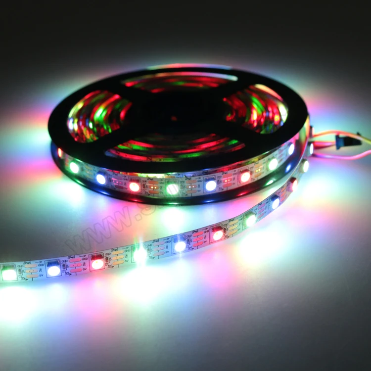 5V SK6812 60Leds RGBW Magic Pixel LED Tape Full Color Changing Addressable Digital Led Strip Light