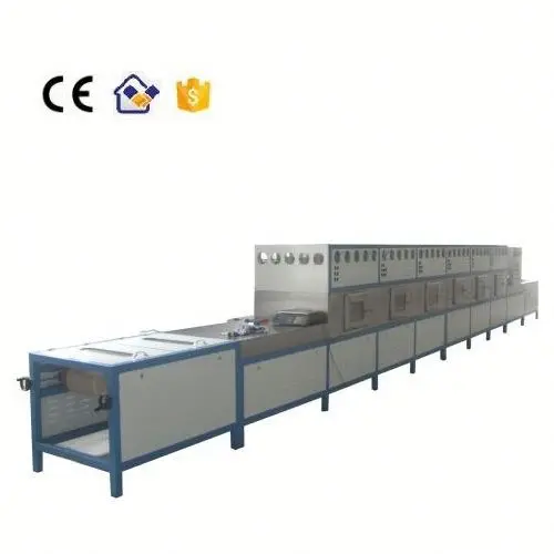 CE certificated Belt conveyor beef blocks microwave thawing machine