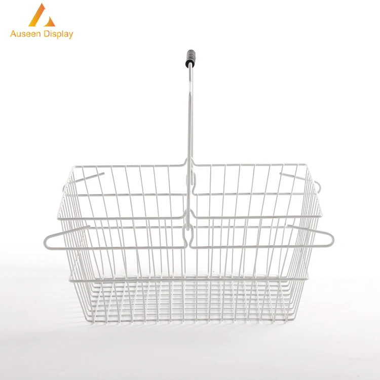 
Modern design metal wire shopping basket for supermarkets and retails/handy basket case/ 