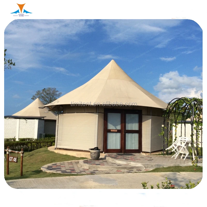 Factory price glamping tent resort hotel beach villa