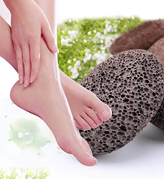 Loofah Scrubber and Pumice Stone Combo 100% Natural Organic Loofah Bath Sponge Body Scrubber Natural Lava Exfoliating