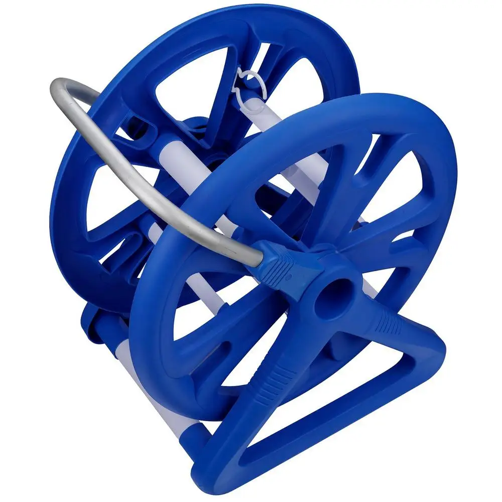 1-1/2 Inch Heavy Duty Extruded PE Swimming Pool Vacuum Hoses 9M (30ft) Blue Inground Pool Cleaning Blue Two Cuffs Flexible