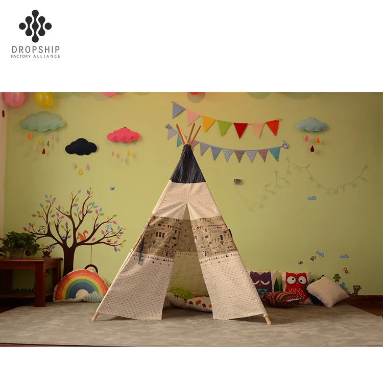 Dropship DS-TT1006 Most selling products Play Set adult canvas teepee tent