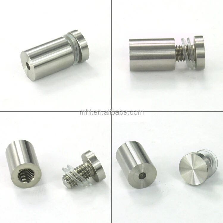 
stainless steel glass card support holder 