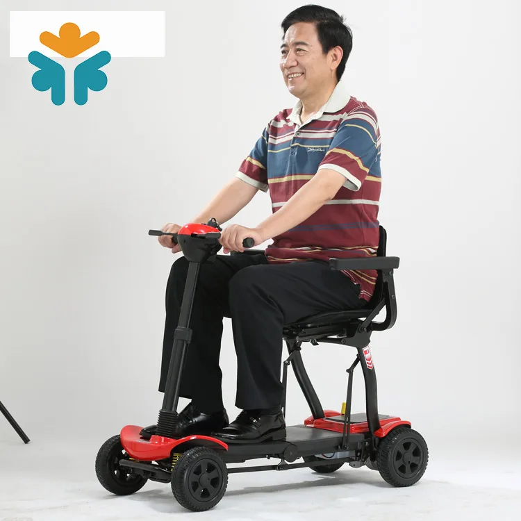Lightweight remote foldable  Power Mobility Disabled old people scooters for sale