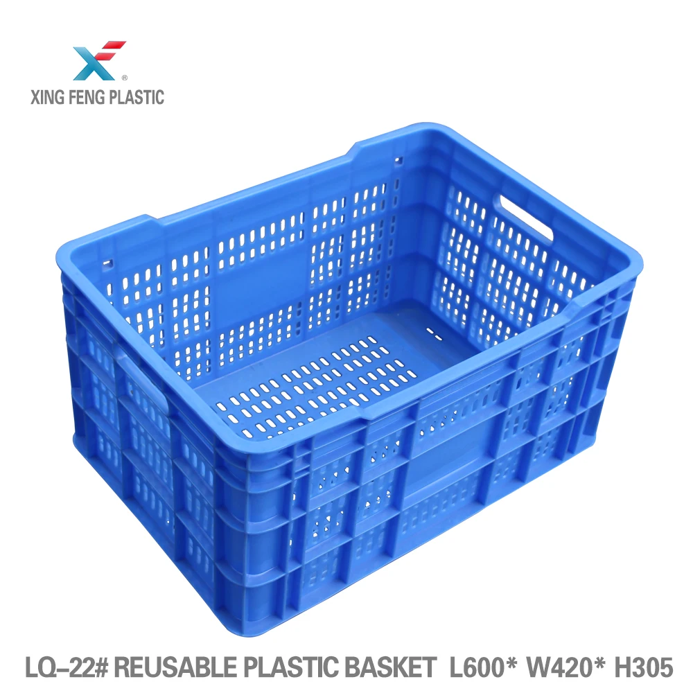 Bread baskets plastic food crate with competitive price 600*420*305mm