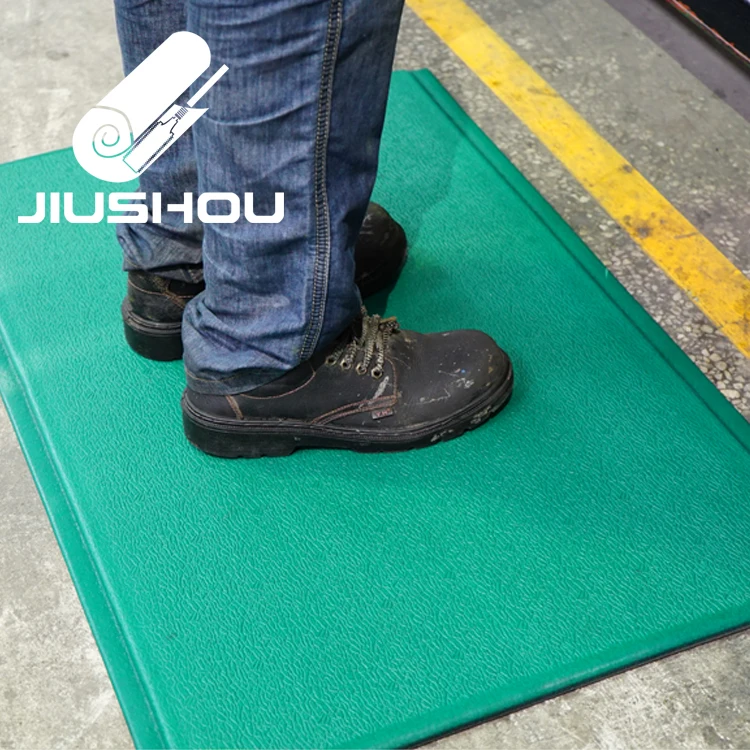 
Industrial antistatic ESD black anti fatigue rubber mat 