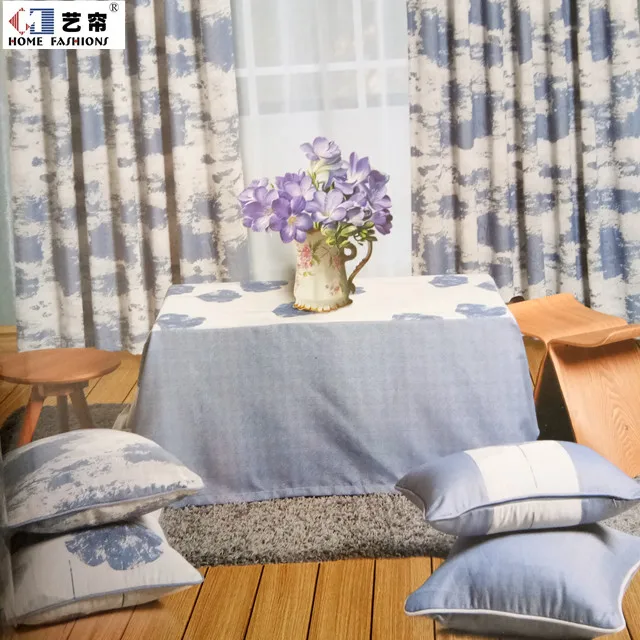 Newest Design Nice Pattern Jacquard Room Darkening Curtain for living room