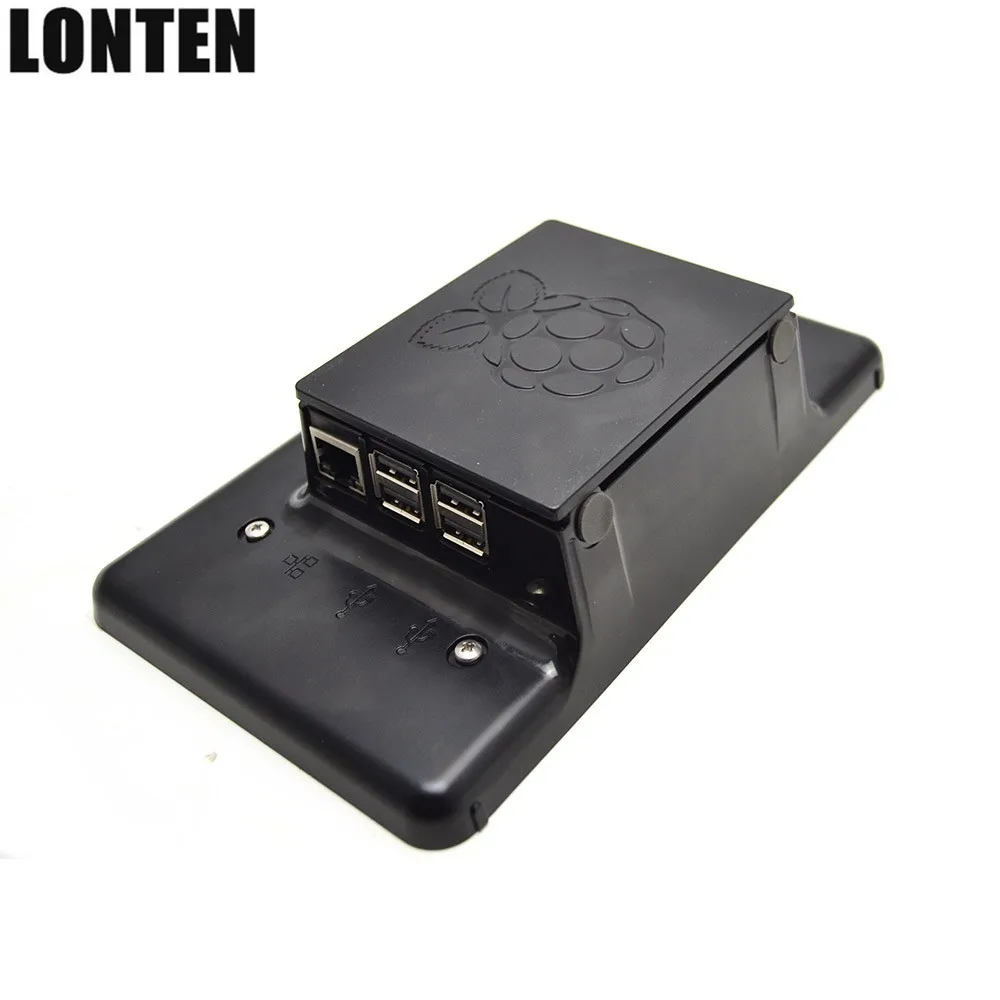 Hot Raspberry Pi 7-Inch LCD Touch Screen Case Black for Raspberry pi 3B/3B+ Touch Screen