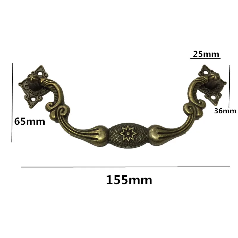 Modern wholesales simple cupboard door handle wooden wine box cabinet handle