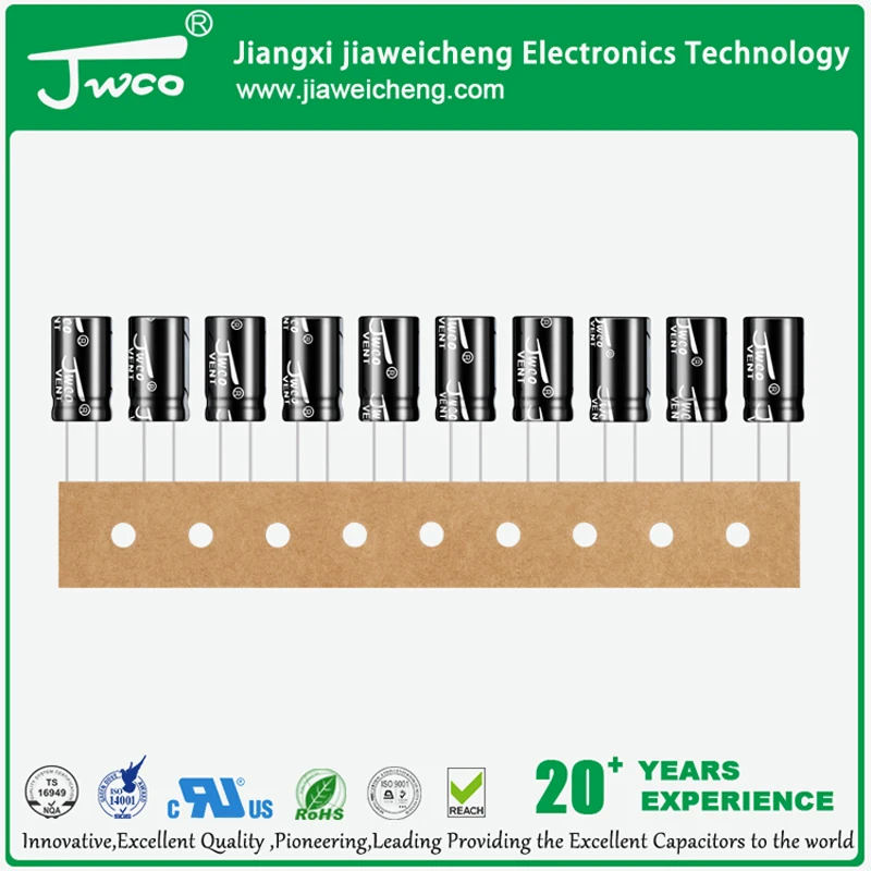 КМ серии алюминиевых электролитических конденсаторов 2 мкФ JWCO 400 В для продажи