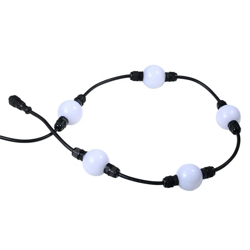 Decorative disco light dmx rgb led 3d ball curtain light