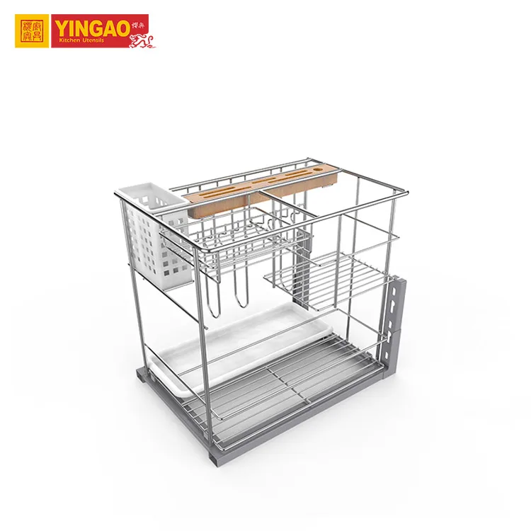 Multiple-function metal wire basket narrow basket iron wire basket