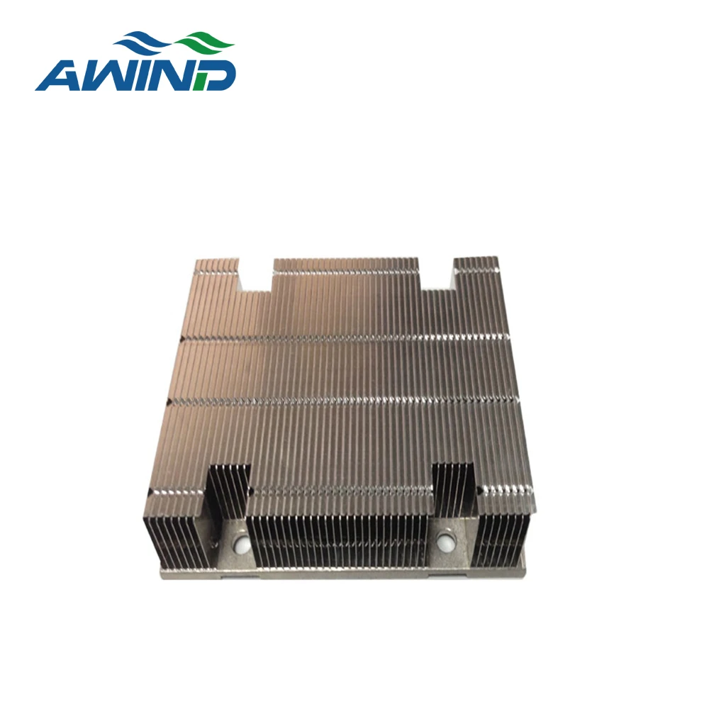70mm 100mm 120mm Refrigerator aluminium electronics stacked fins heatsink al 6063 heat sink customized design for high power
