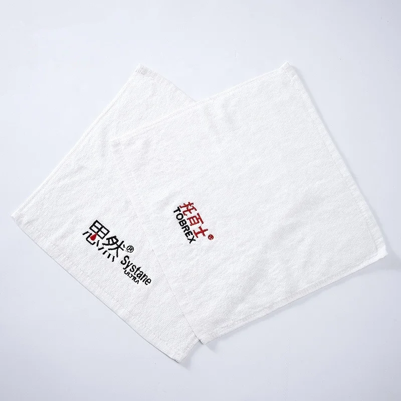 100 Cotton Small Face Towel Promotion Towel Souvenir Gift Towel With Logo