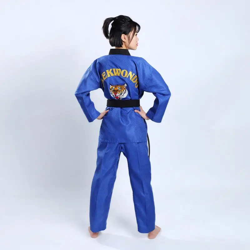 Custom Breathable Taekwondo Dobok Poomsae Uniform Taekwondo Fighter Uniforms Suits
